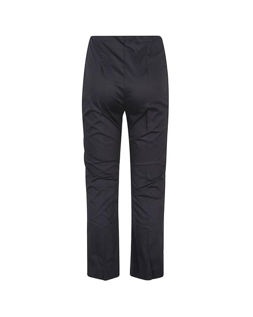 Liviana Conti Blue Straight Trousers