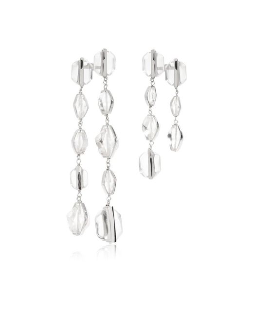 Earrings di Jil Sander in White