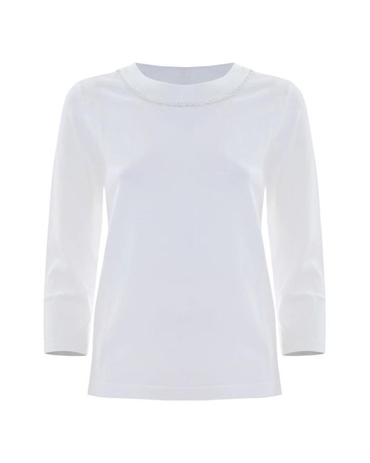 Round-Neck Knitwear Kocca de color White