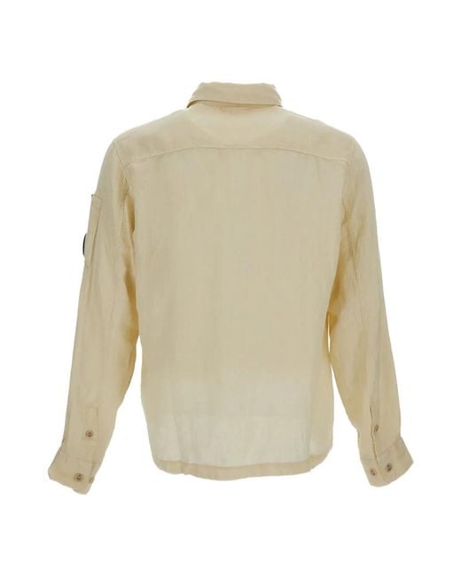 C P Company Natural Casual Shirts for men