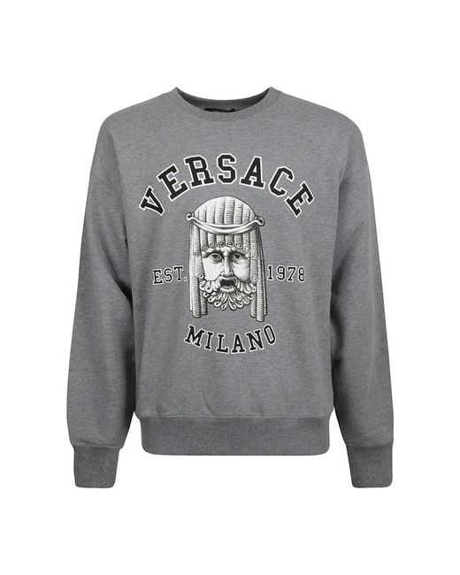 Versace Gray Sweatshirts for men