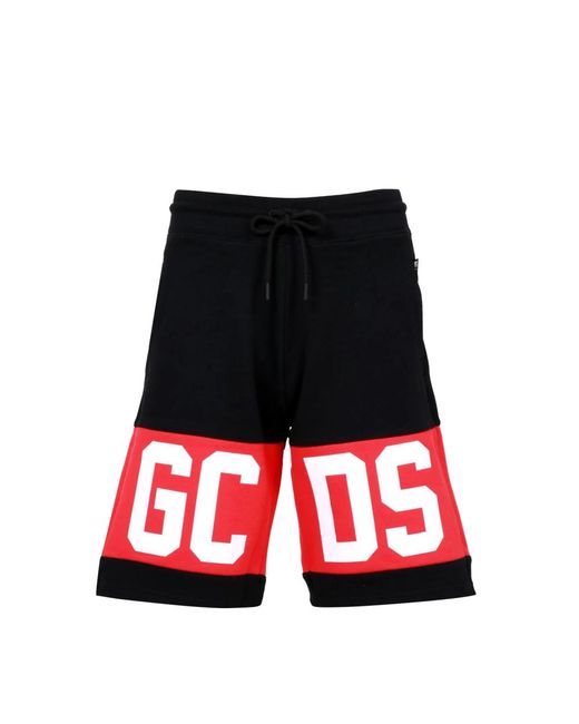 Gcds Black Casual Shorts for men