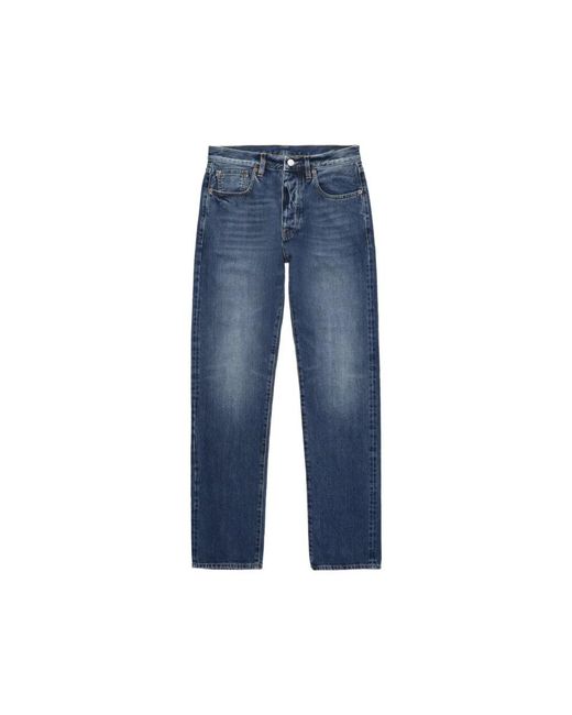 Fortela Blue Straight Jeans for men