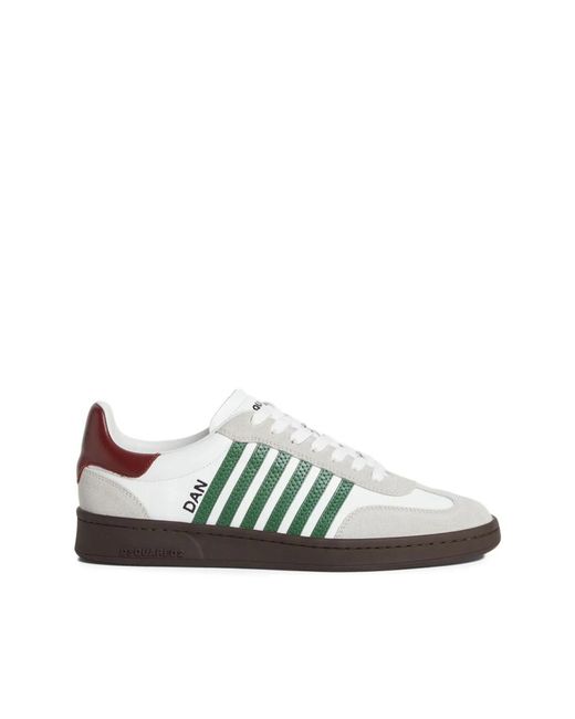 DSquared² White Boxer Sneakers for men