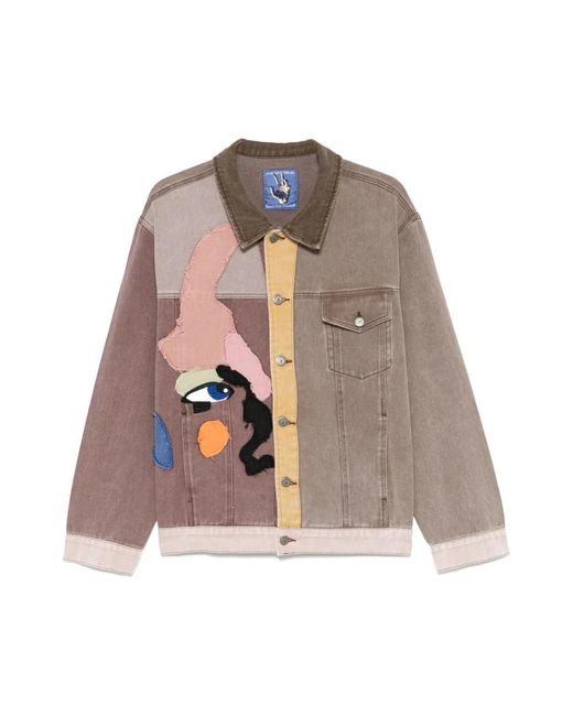 Kidsuper Brown Denim Jackets for men