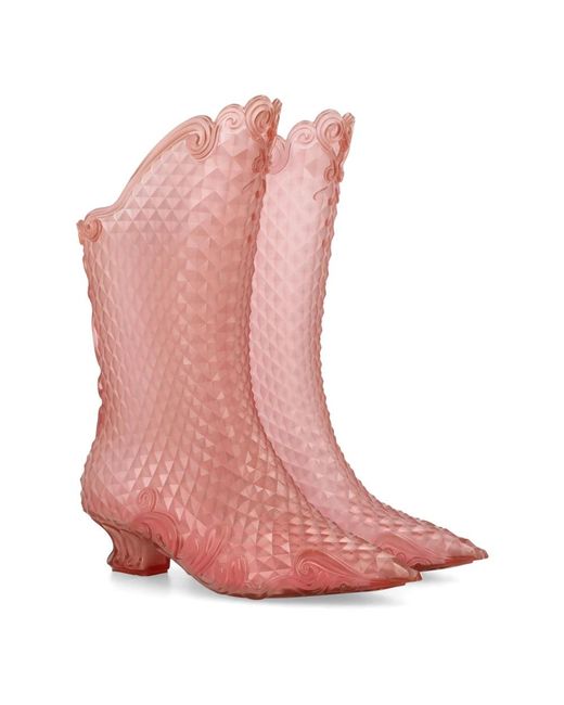 Y. Project Pink Heeled Boots