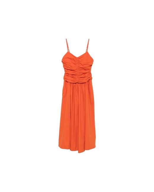 Marella Orange Midi Dresses
