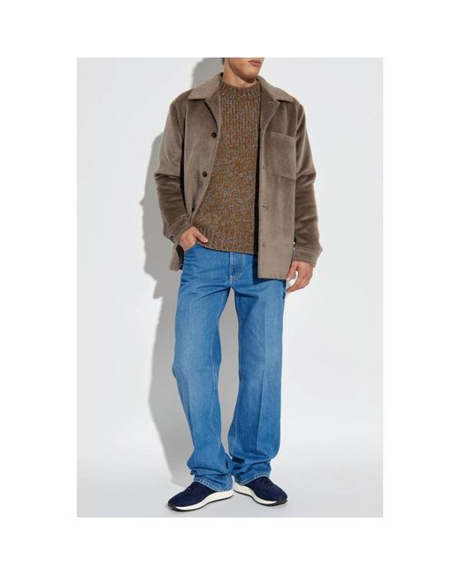 Tod's Jassen ,Bruin ,Wol Wollen Jas in het Brown voor heren