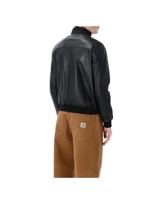 S.w.o.r.d 6.6.44 Black Leather Jackets for men