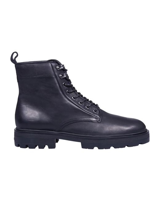 Hogan Schwarze stiefeletten in Blue für Herren