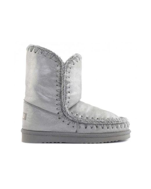 Mou Gray Winter Boots