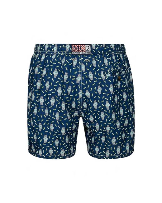Mc2 Saint Barth Lighting Zwemshort in het Blue voor heren
