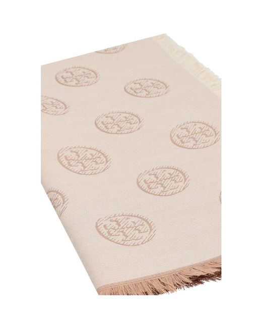 Silky Scarves di Tory Burch in Natural