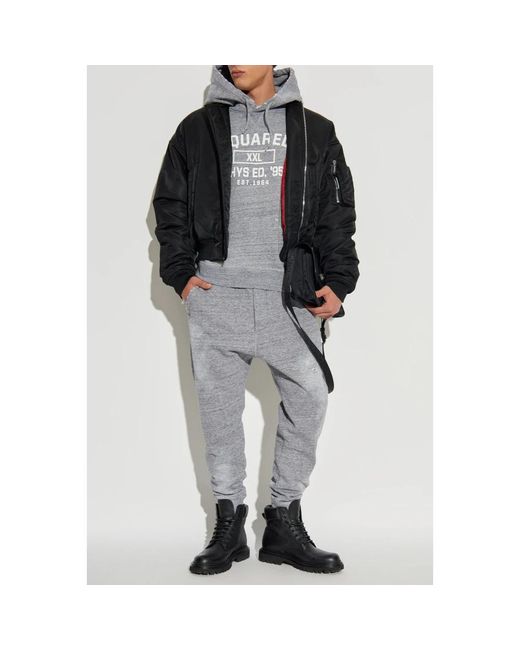 DSquared² Jassen ,Zwart ,Bomberjack in het Black voor heren