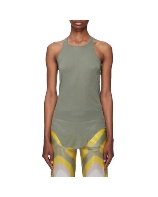 Rick Owens Sleeveless Tops in het Green