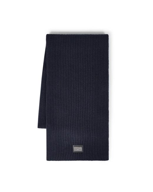 Sciarpa blu di lusso di Dolce & Gabbana in Blue da Uomo