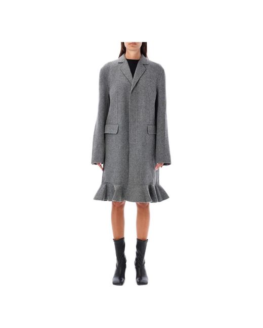 J.W. Anderson Gray Single-Breasted Coats