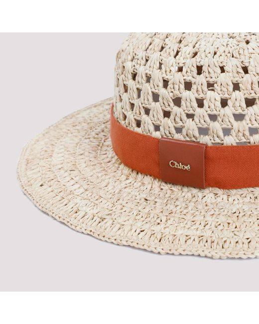 Accessories > hats > hats Chloé en coloris Natural