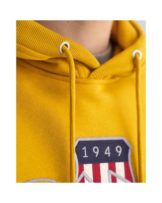 Sweatshirts & hoodies > hoodies Gant pour homme en coloris Yellow