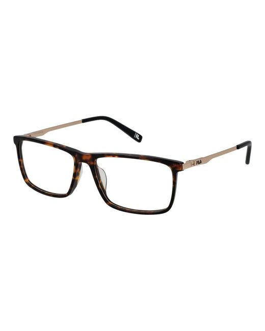 Fila Accessoires ,Bruin ,Rectangle Optical Frame in het Brown voor heren