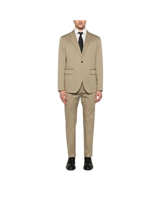 DSquared² R frontknopfanzug mit hinteren belüftungen in Natural für Herren