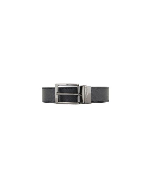 Emporio Armani Black Belts for men