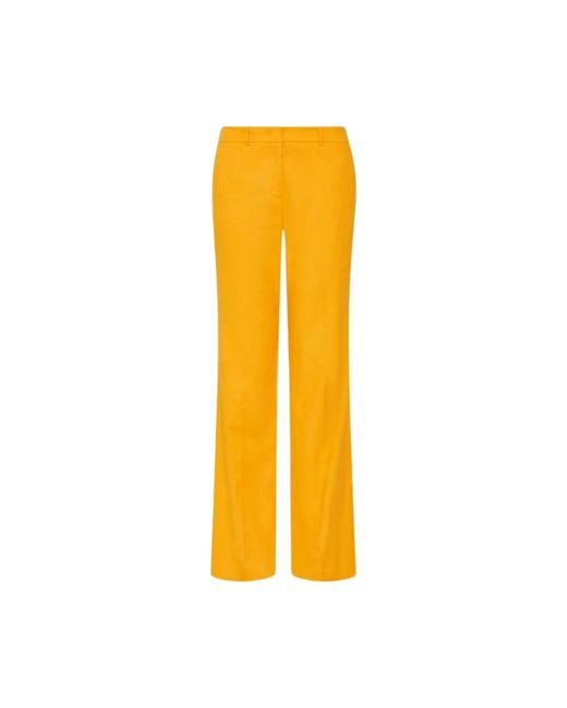 Marella Yellow Wide Trousers