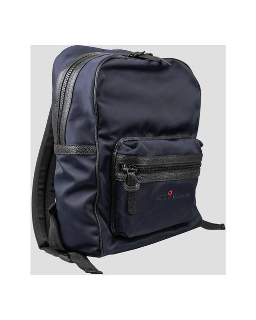 Kiton Blue Backpacks for men