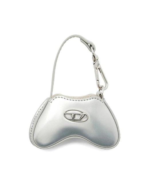 DIESEL Gray Shoulder Bags