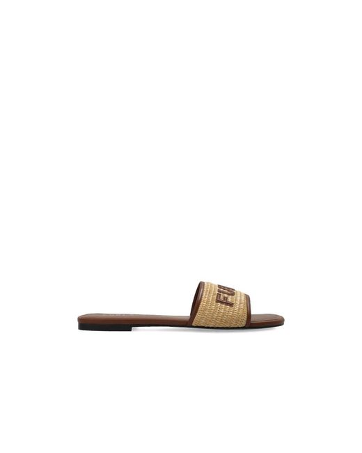Furla Brezza Slides in het Brown