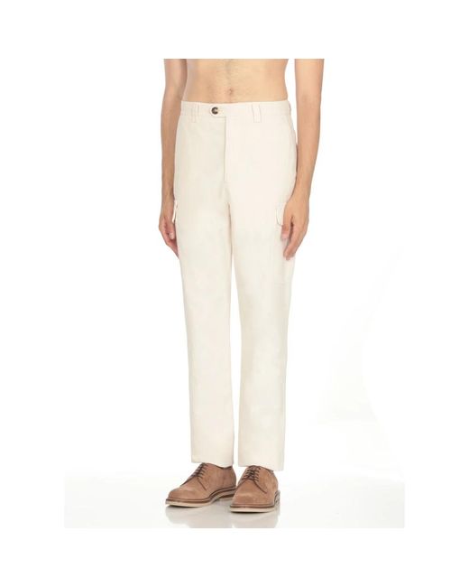 Brunello Cucinelli Natural Chinos for men
