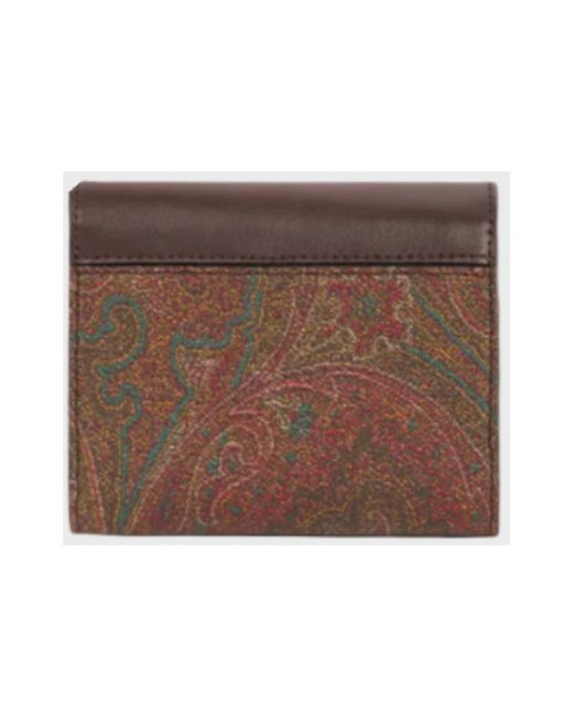 Etro Brown Wallets & Cardholders