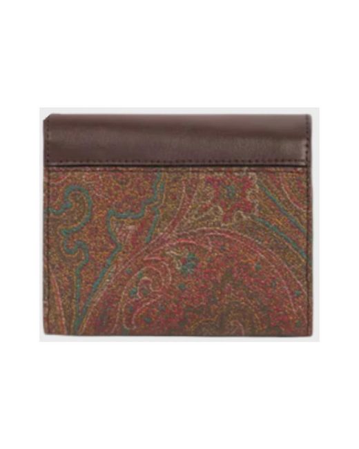 Etro Brown Wallets & Cardholders