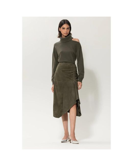 Luisa Cerano Green Turtlenecks
