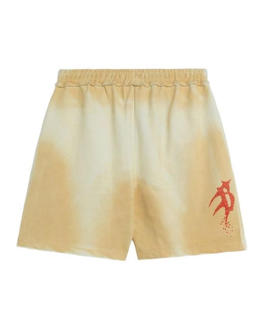 Barrow Yellow Casual Shorts for men