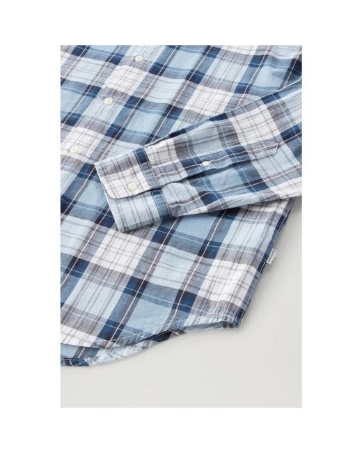 Woolrich Blue Casual Shirts for men