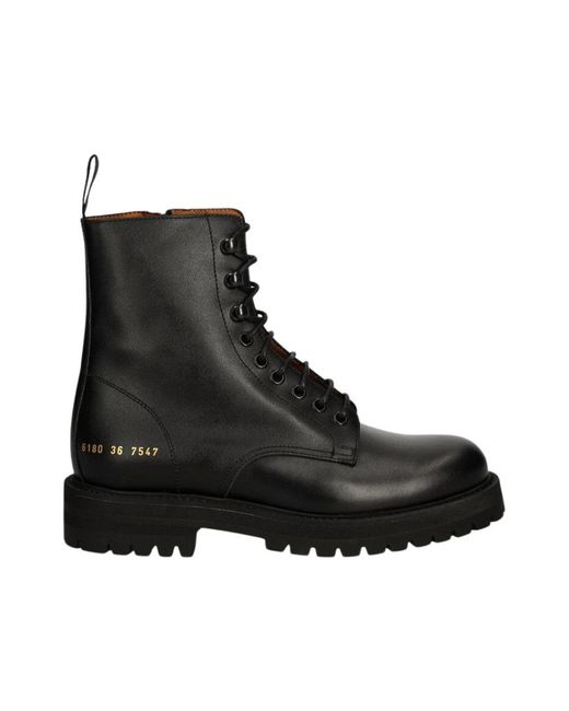 Common Projects Black Kampfstiefel