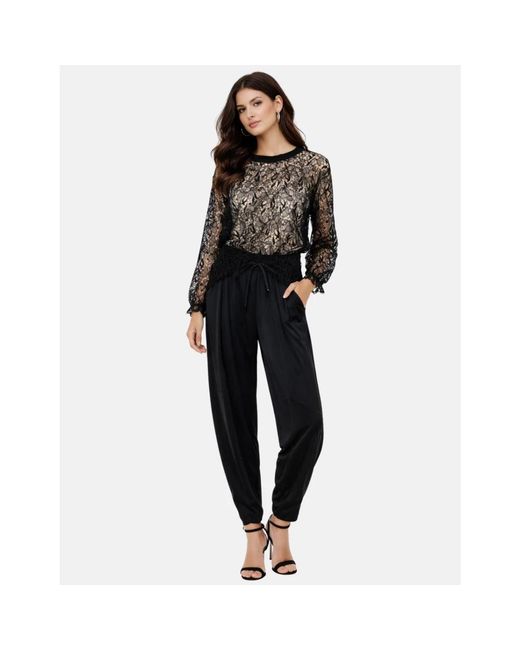 Blouses High en coloris Black