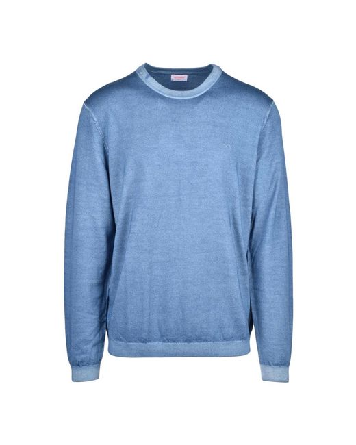 Sun 68 Pullover Rundhals in Blue für Herren