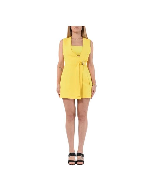 Patrizia Pepe Yellow Short Dresses