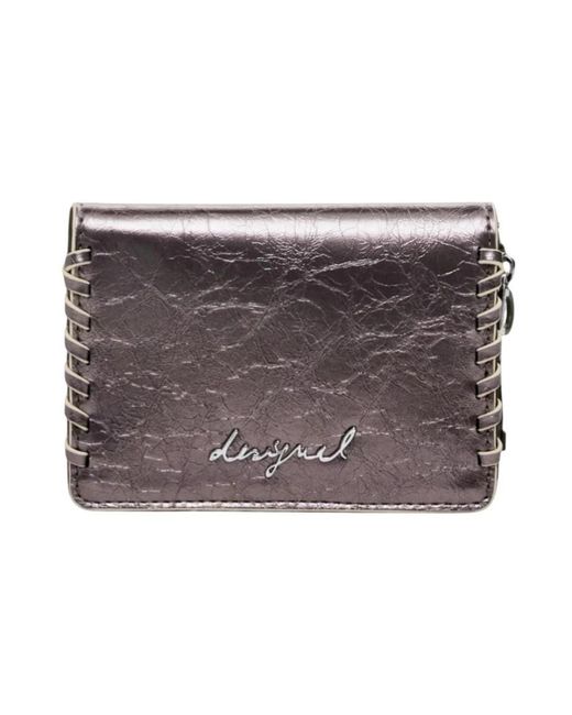 Wallets & Cardholders Desigual de color Metallic