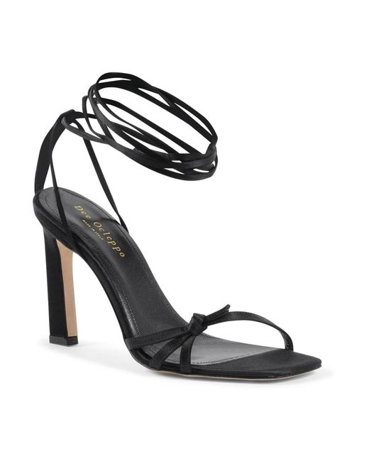 Dee Ocleppo Black High Heel Sandals