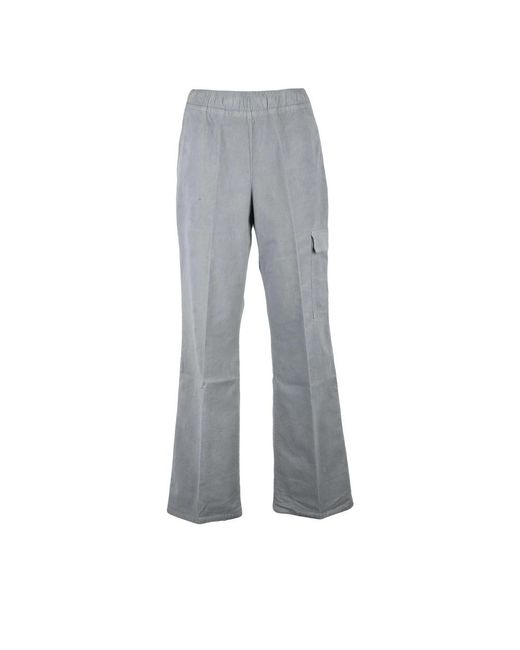 Panicale Gray Wide Trousers