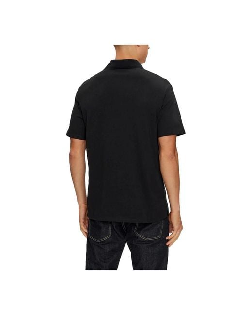 Just Cavalli Black Polo Shirts for men