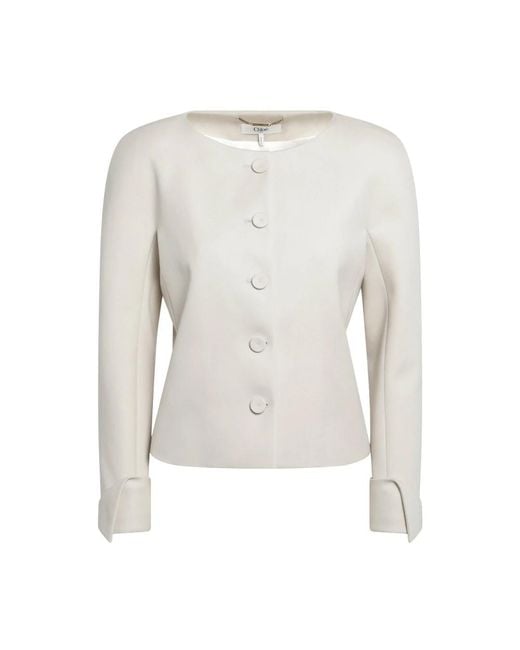 Chloé Gray Cardigans