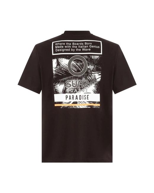 Tops > t-shirts Suns pour homme en coloris Black