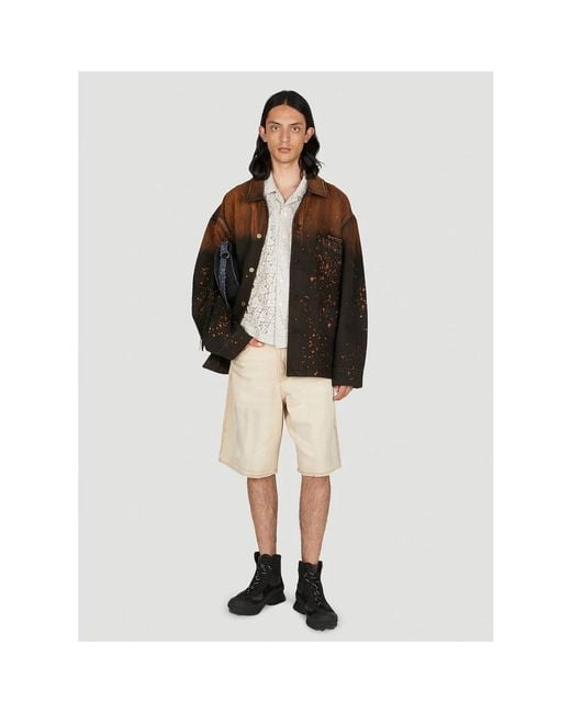 Guess Brown Denim Jackets for men