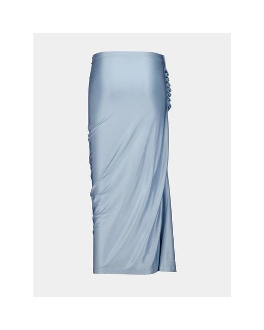 Rabanne Blue Midi Skirts