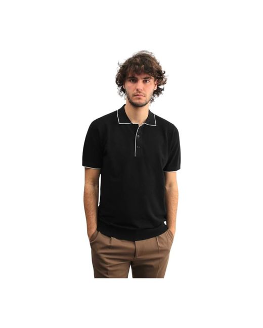 Tops > polo shirts Paolo Pecora pour homme en coloris Black