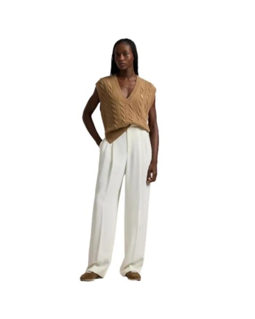 Ralph Lauren Sleeveless Knitwear in het Natural voor heren